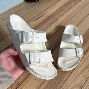 Birkenstock Arizona EVA White Waterproof Slide Sandals EU 38 US 7-7.5 Mens 5